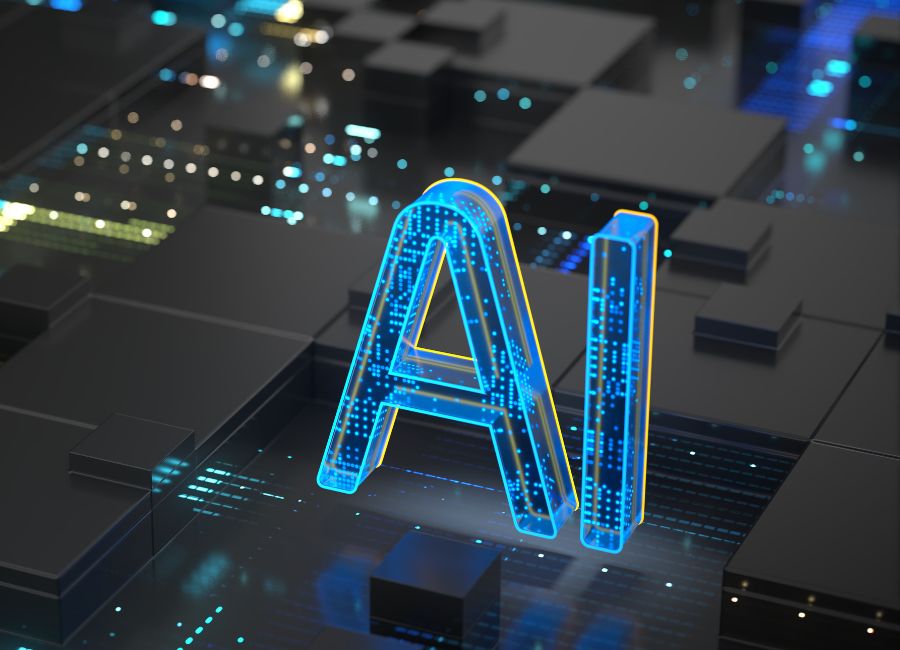 Futuristisches Design für AI (Künstliche Intelligenz)
